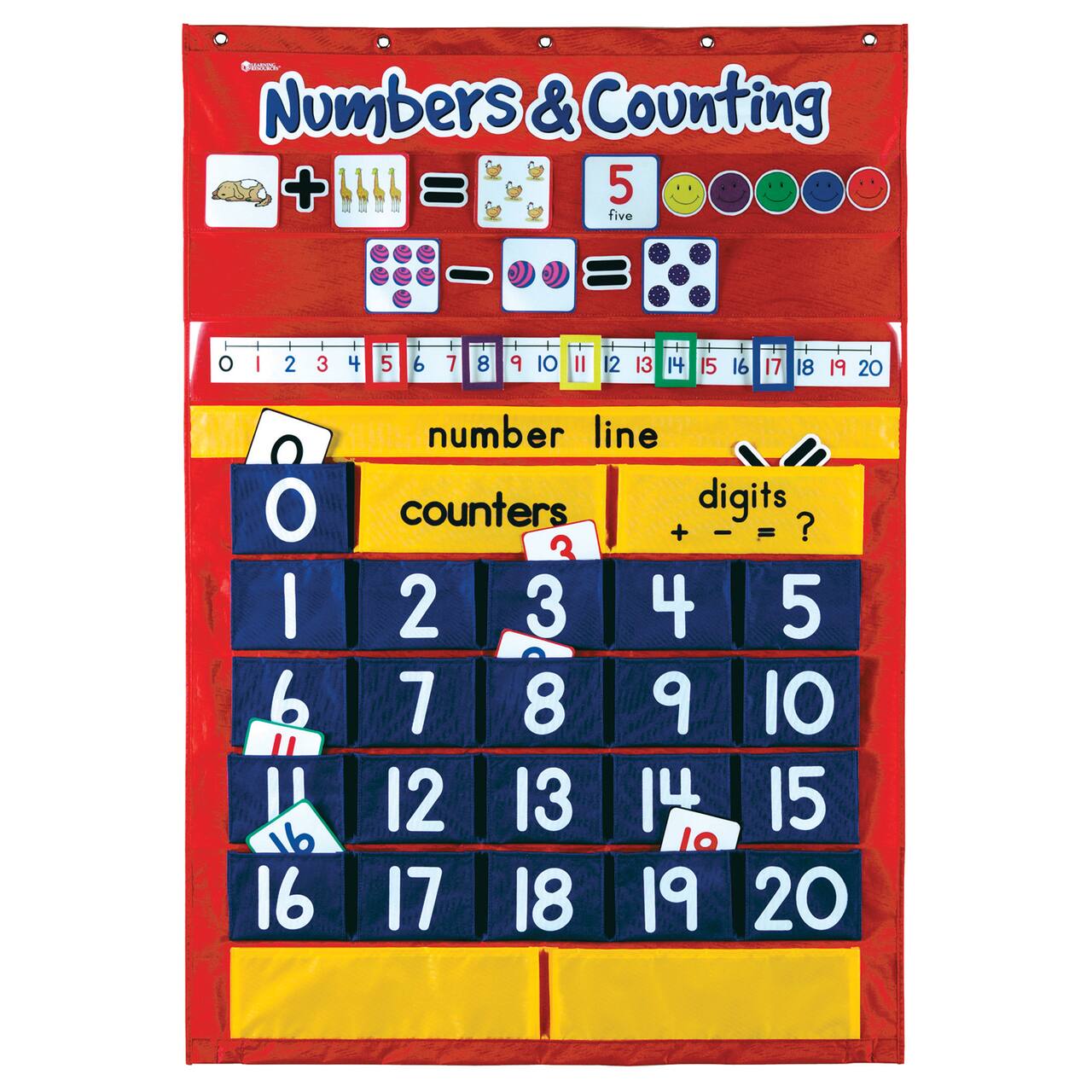 Learning Resources&#xAE; Numbers &#x26; Counting Pocket Chart